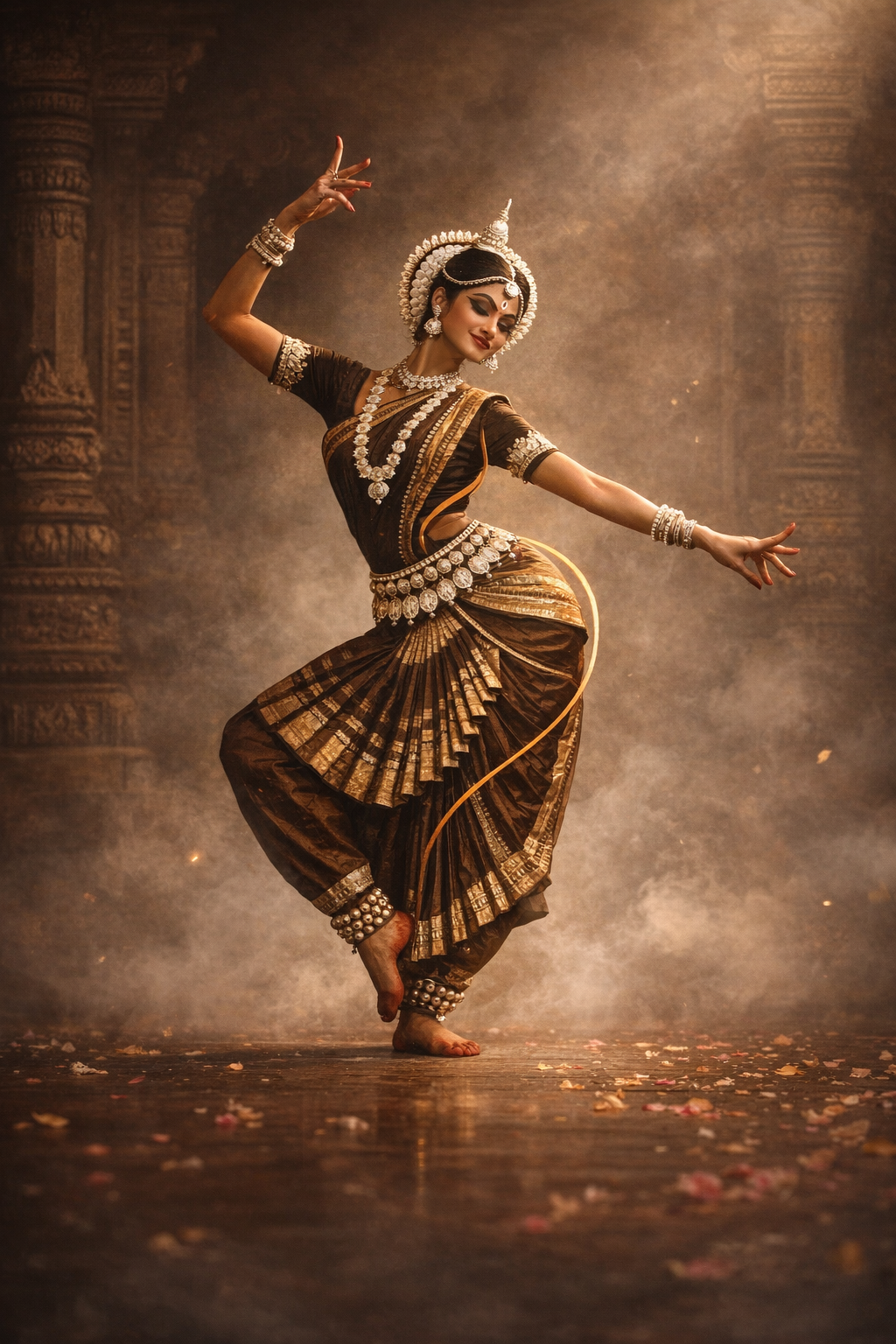 How Odissi costume improves stage posture and performance presence